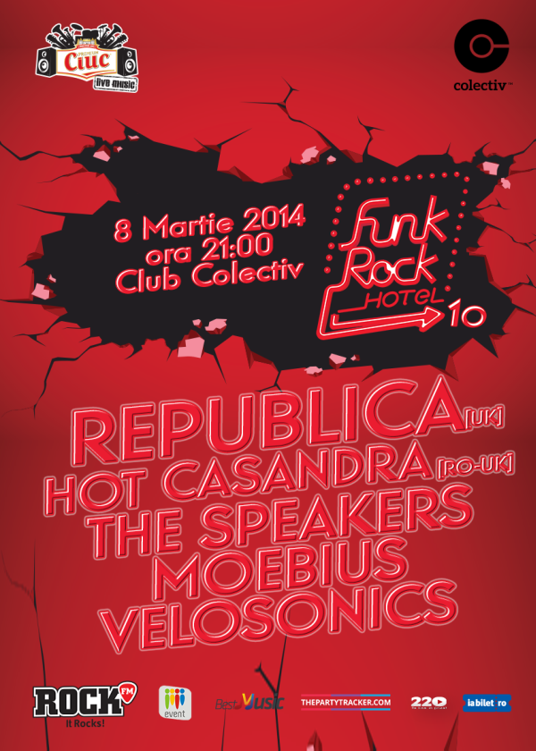 Republica (UK) concerteaza pe 8 martie la Funk Rock Hotel 10